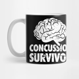 Survivor - Get Well Gift Cracked Skull Concussion Mug